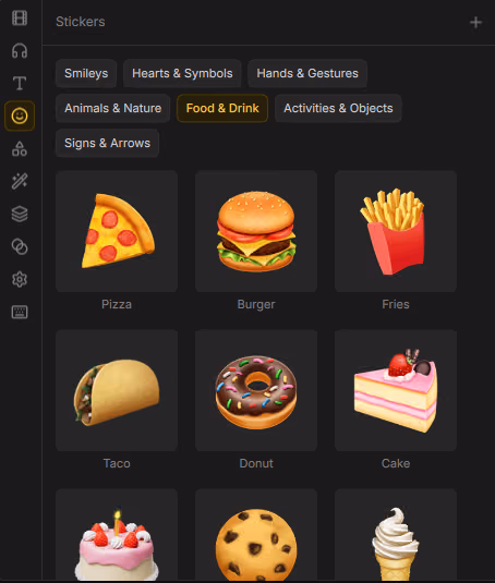 Stickers & emoji on demand