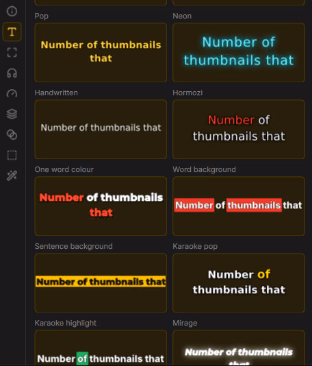 Titles with real style control